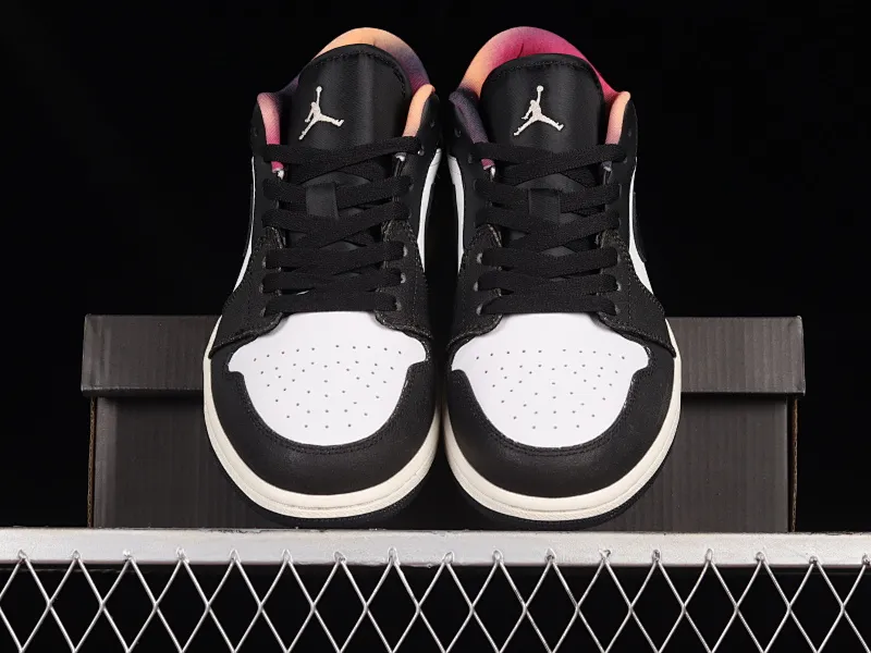 All categories Air Jordan Jordan series basketball shoes Air Jordan 1 Low Z version Air Jordan Retro 1 Low "Electric Green" AJ1 Joe 1 matte black and white cultural and leisure sports sneakers DQ8422-001